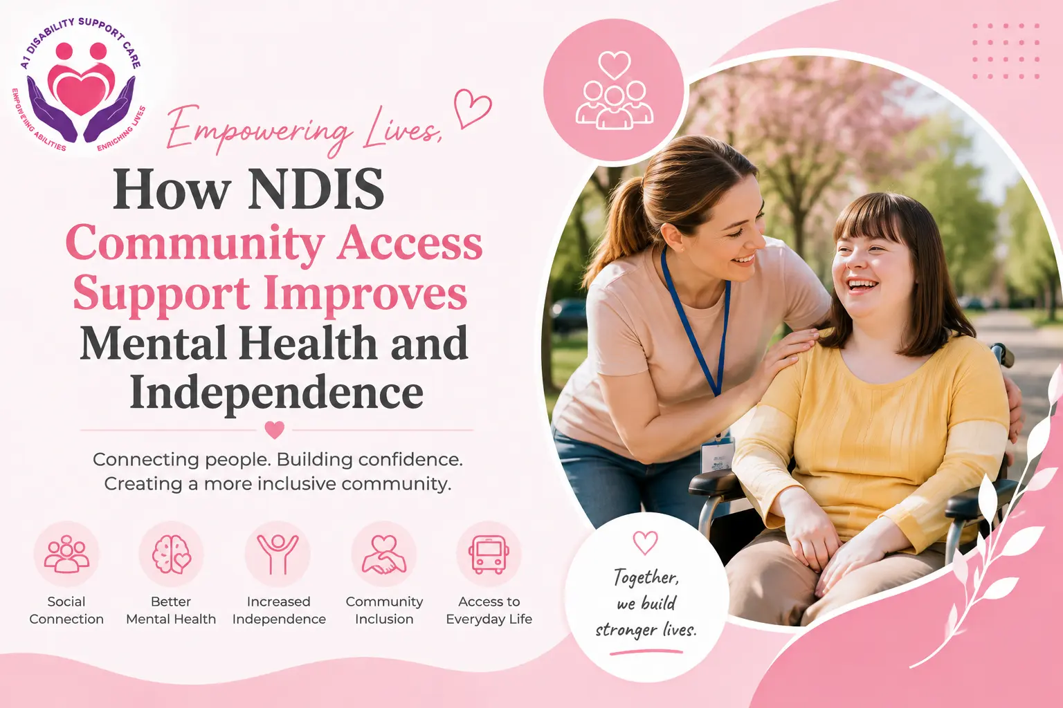How NDIS Community Access Support Improves Mental Health and Independence